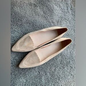 Cole Haan Pale Pink flat in suede